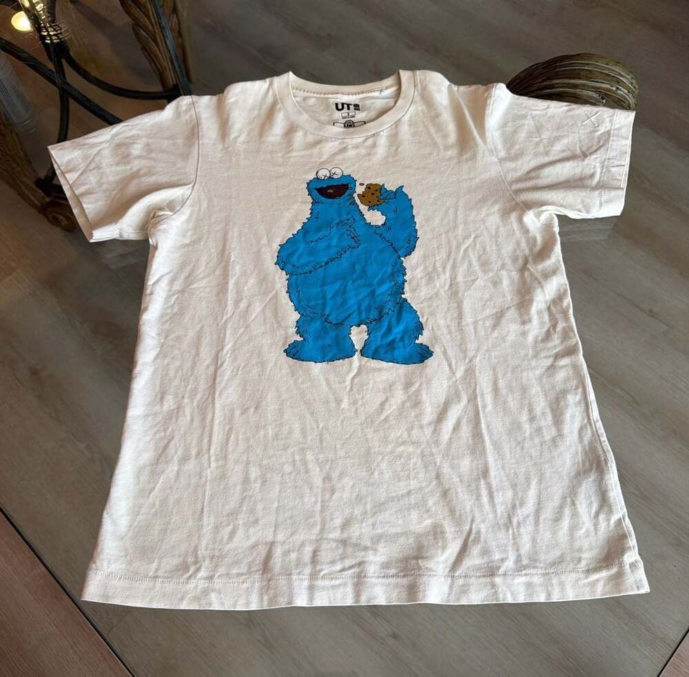Uniqlo UT x KAWS x Sesame Street Cookie Monster T-Shirt